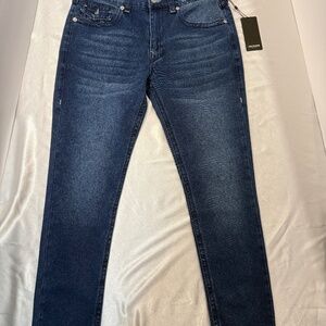 True Religion Blue Flap Pocket Straight Leg Jeans – New With Tags